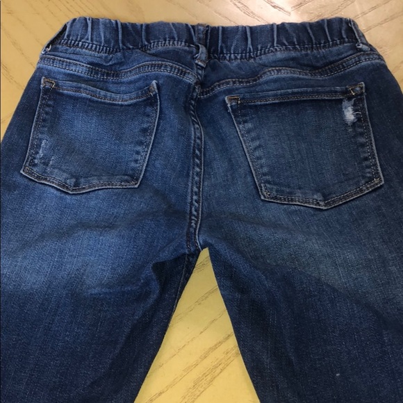 GAP medium wash jeggings with plaid detail - Picture 5 of 5